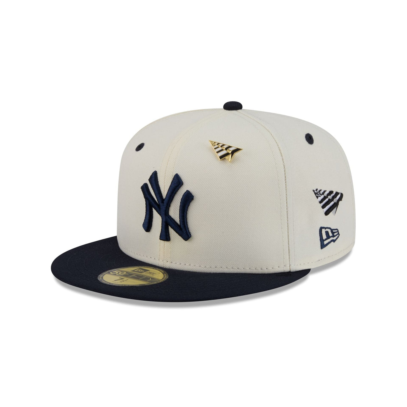 Paper Planes x New York Yankees Chrome White 59FIFTY Fitted Hat