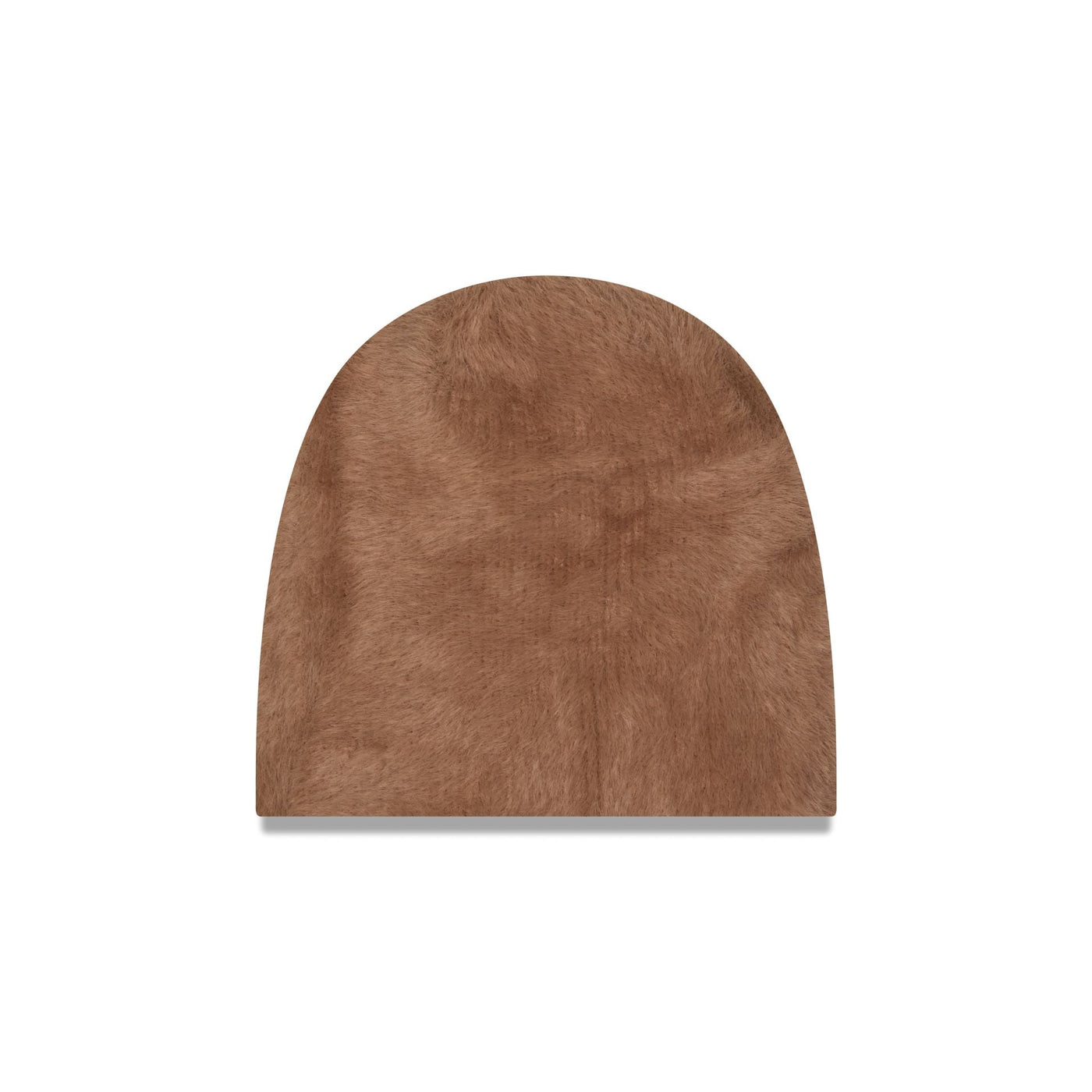 New Era Cap Fuzzy Khaki Cuffless Knit Beanie Hat