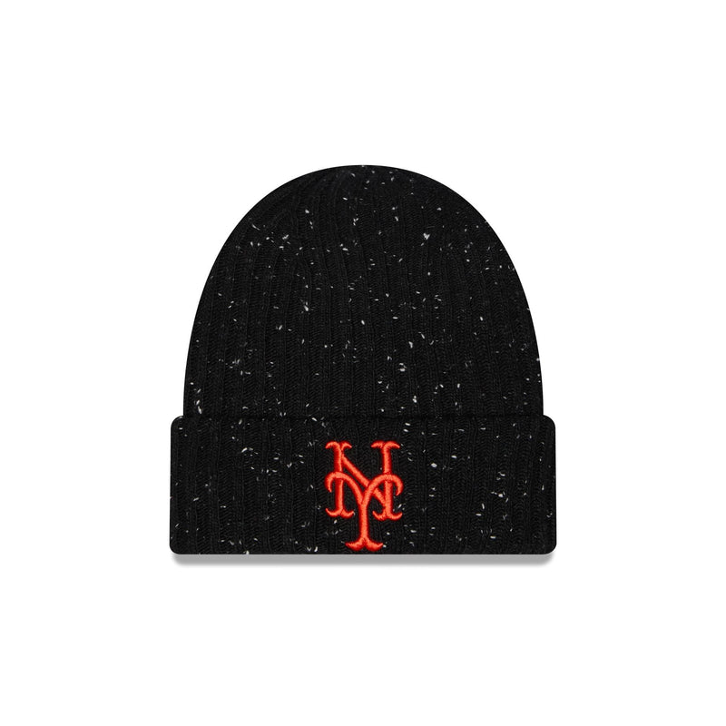 New York Mets Speckled Cuff Knit Beanie Hat