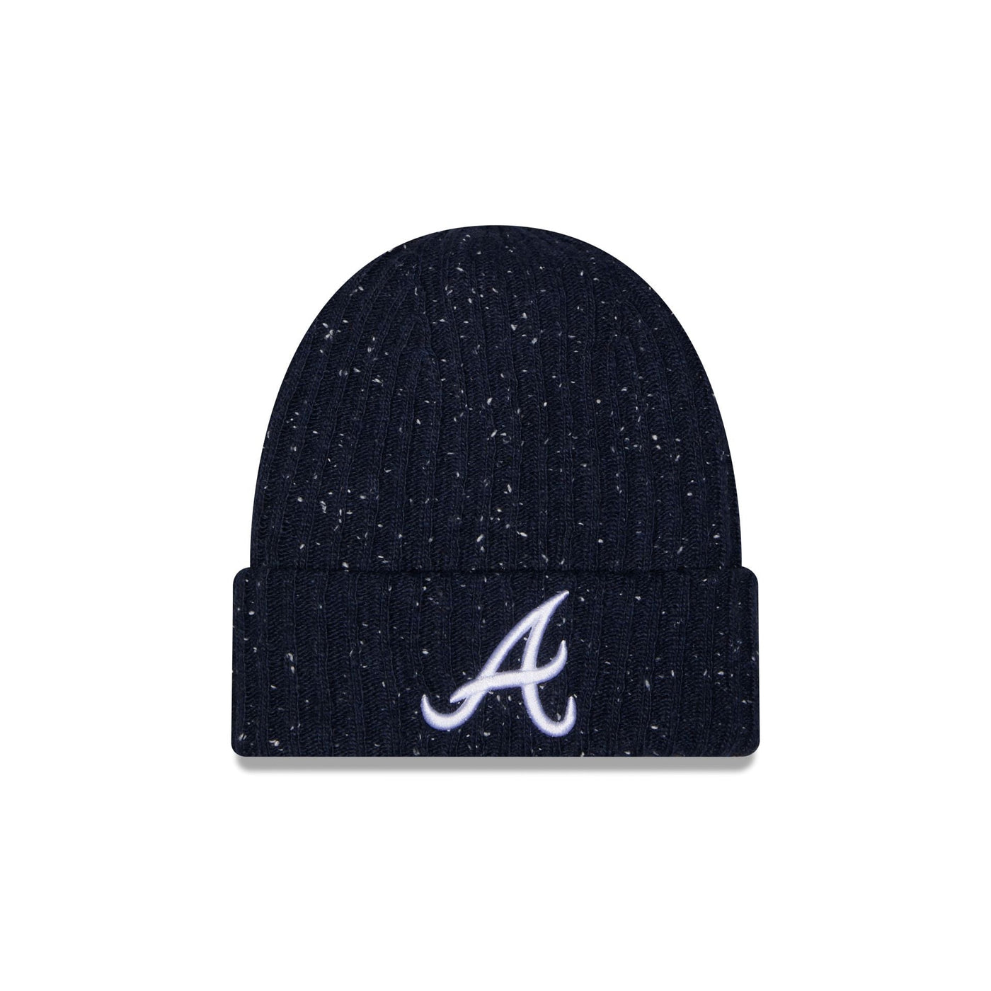Atlanta Braves Speckled Cuff Knit Beanie Hat