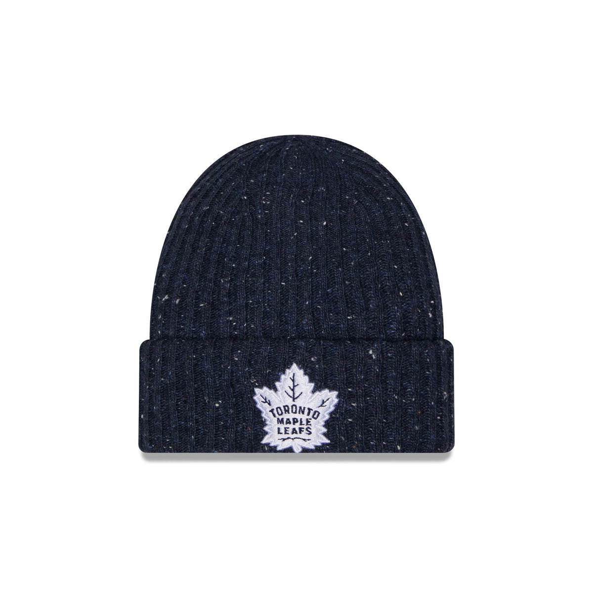 Toronto Maple Leafs Speckled Cuff Knit Beanie Hat
