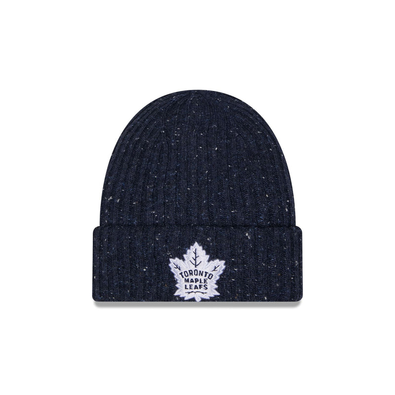 Toronto Maple Leafs Speckled Cuff Knit Beanie Hat