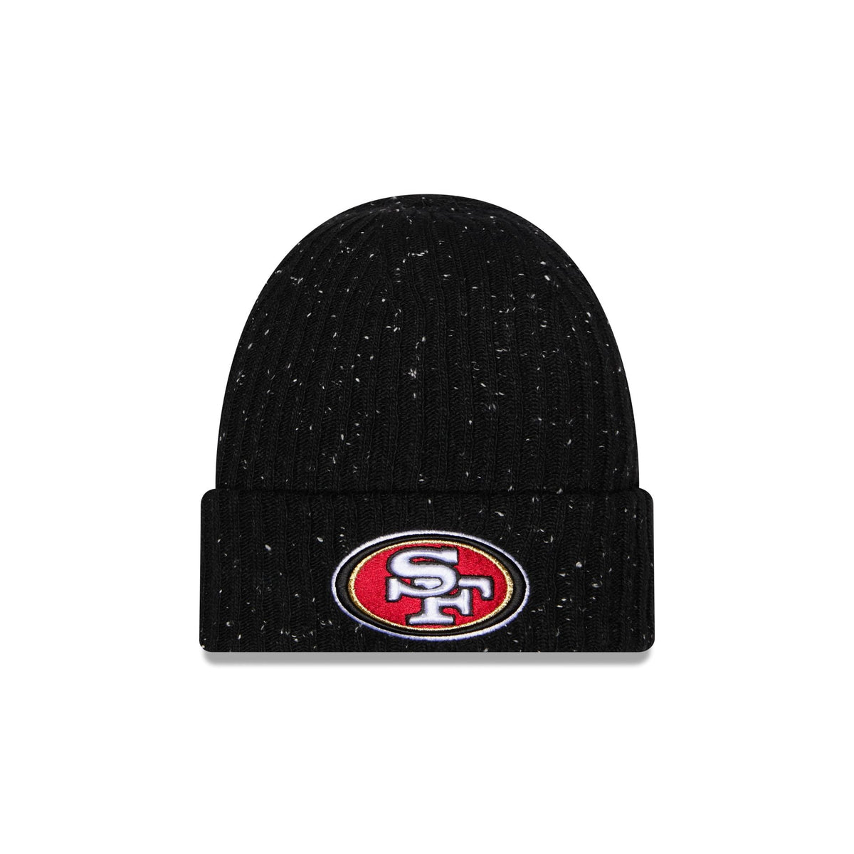 San Francisco 49ers Speckled Cuff Knit Beanie Hat
