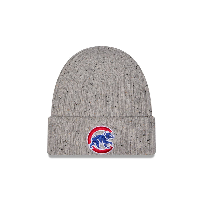 Chicago Cubs Speckled Cuff Knit Beanie Hat