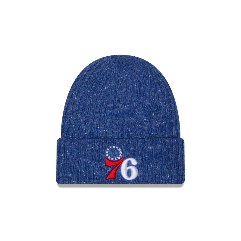 Philadelphia 76ers Speckled Cuff Knit Beanie Hat
