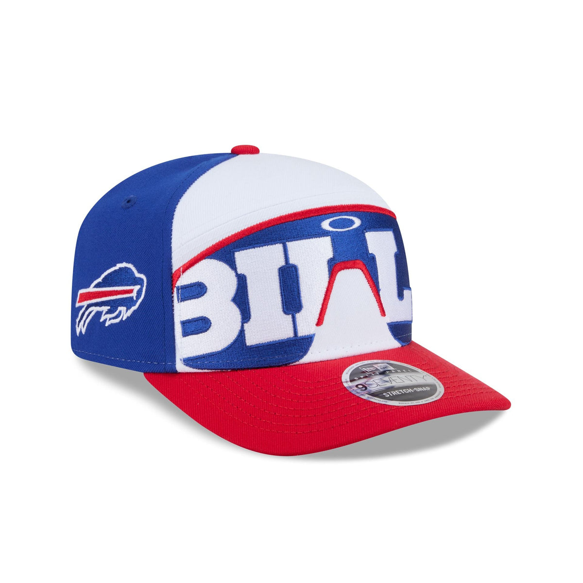 Oakley x Buffalo Bills Sunglasses Split Panel 9SEVENTY Stretch-Snap Hat