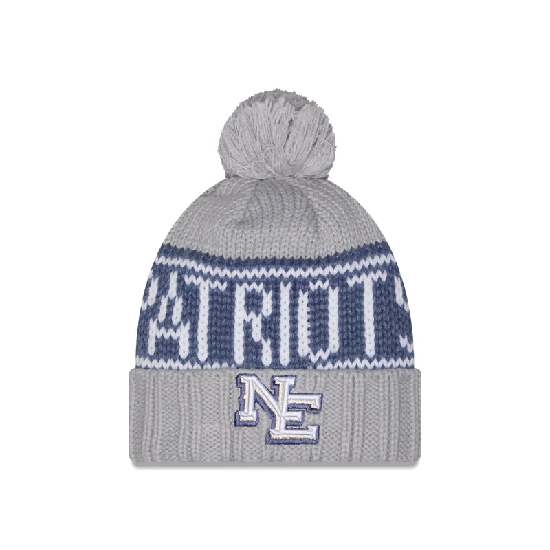 New England Patriots 2026 Rivalries Women's Pom Knit Hat