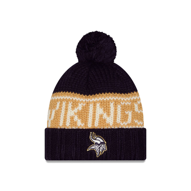 Minnesota Vikings 2026 Rivalries Women's Pom Knit Hat