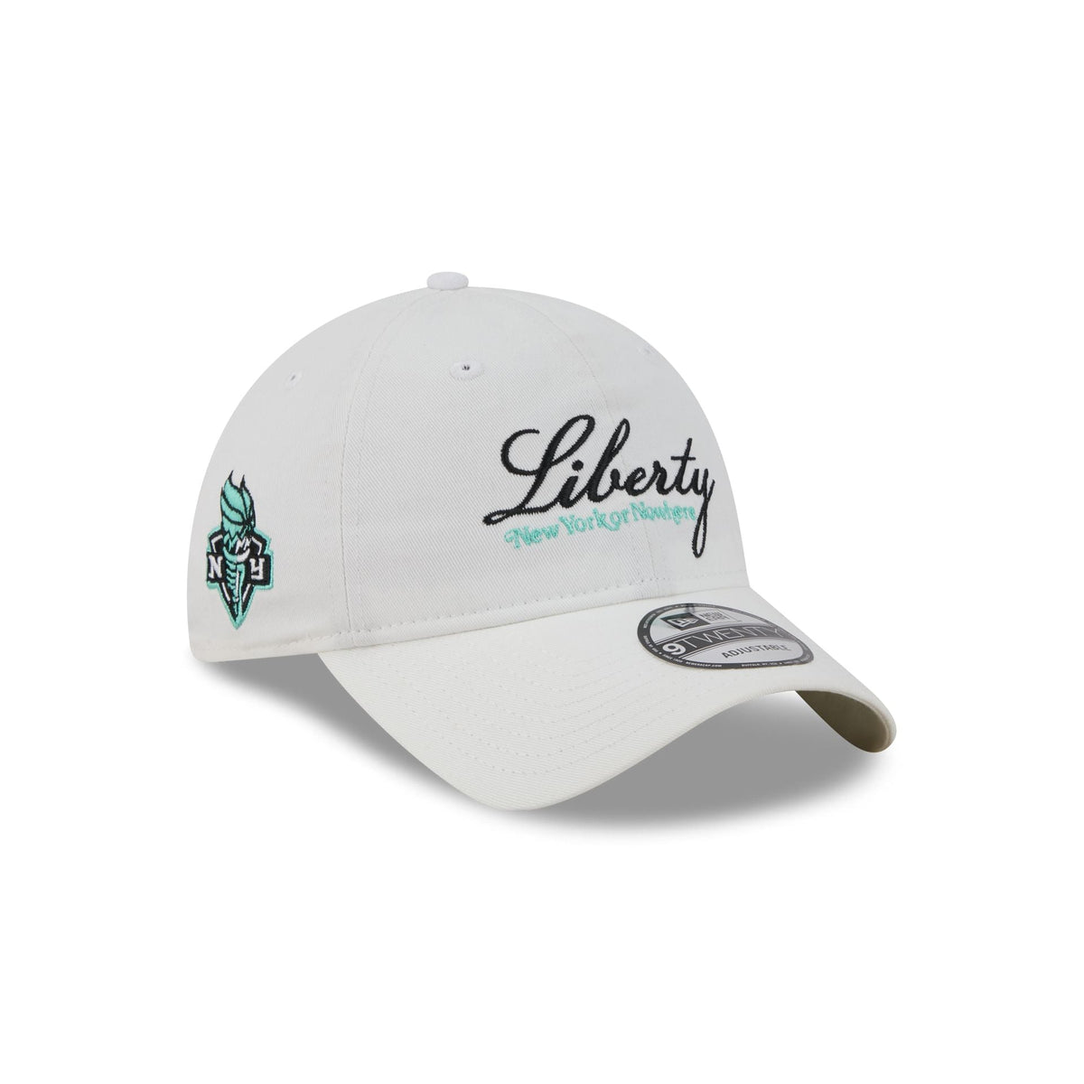 New York or Nowhere x New York Liberty Script White 9TWENTY Adjustable Hat