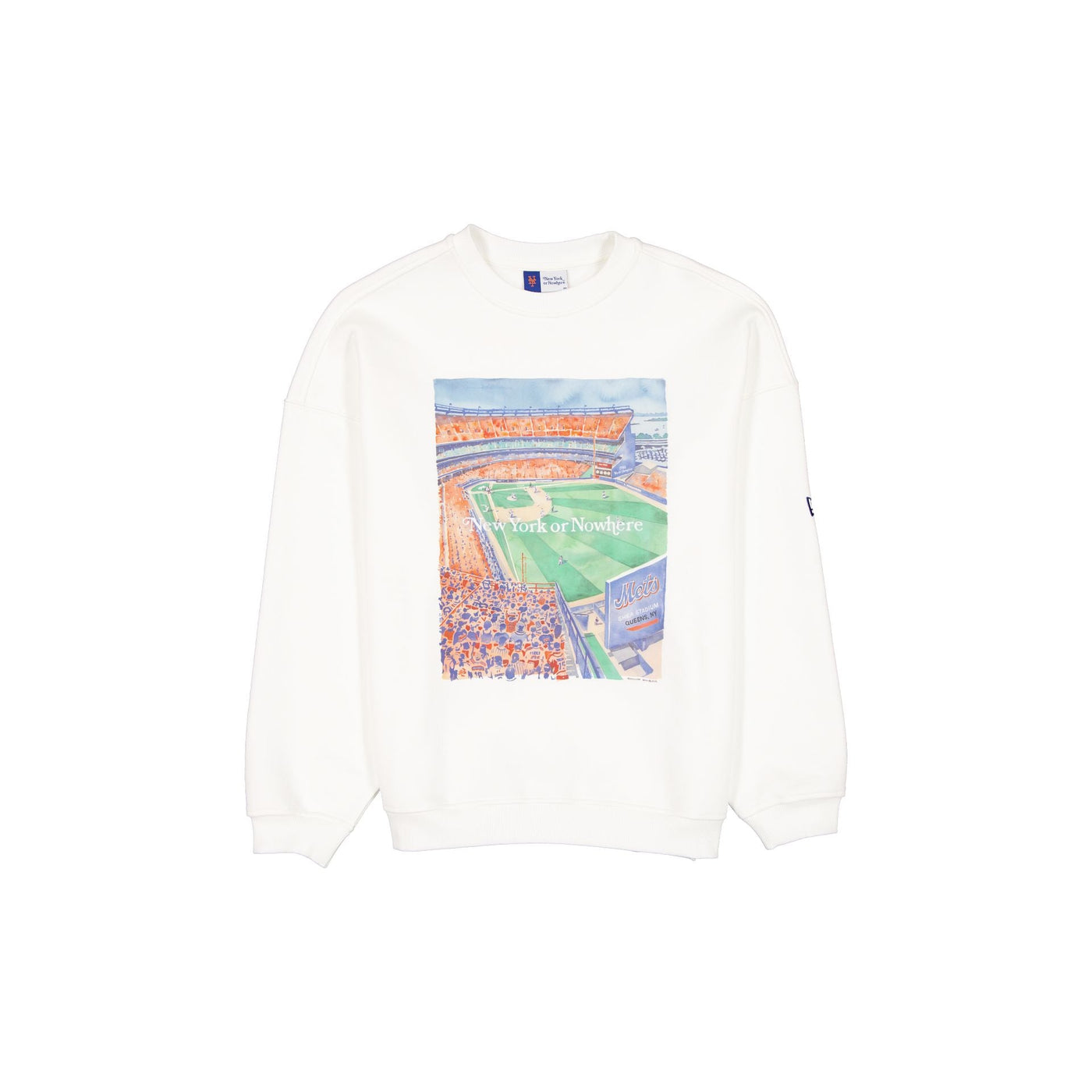 New York or Nowhere x New York Mets Watercolor Crewneck
