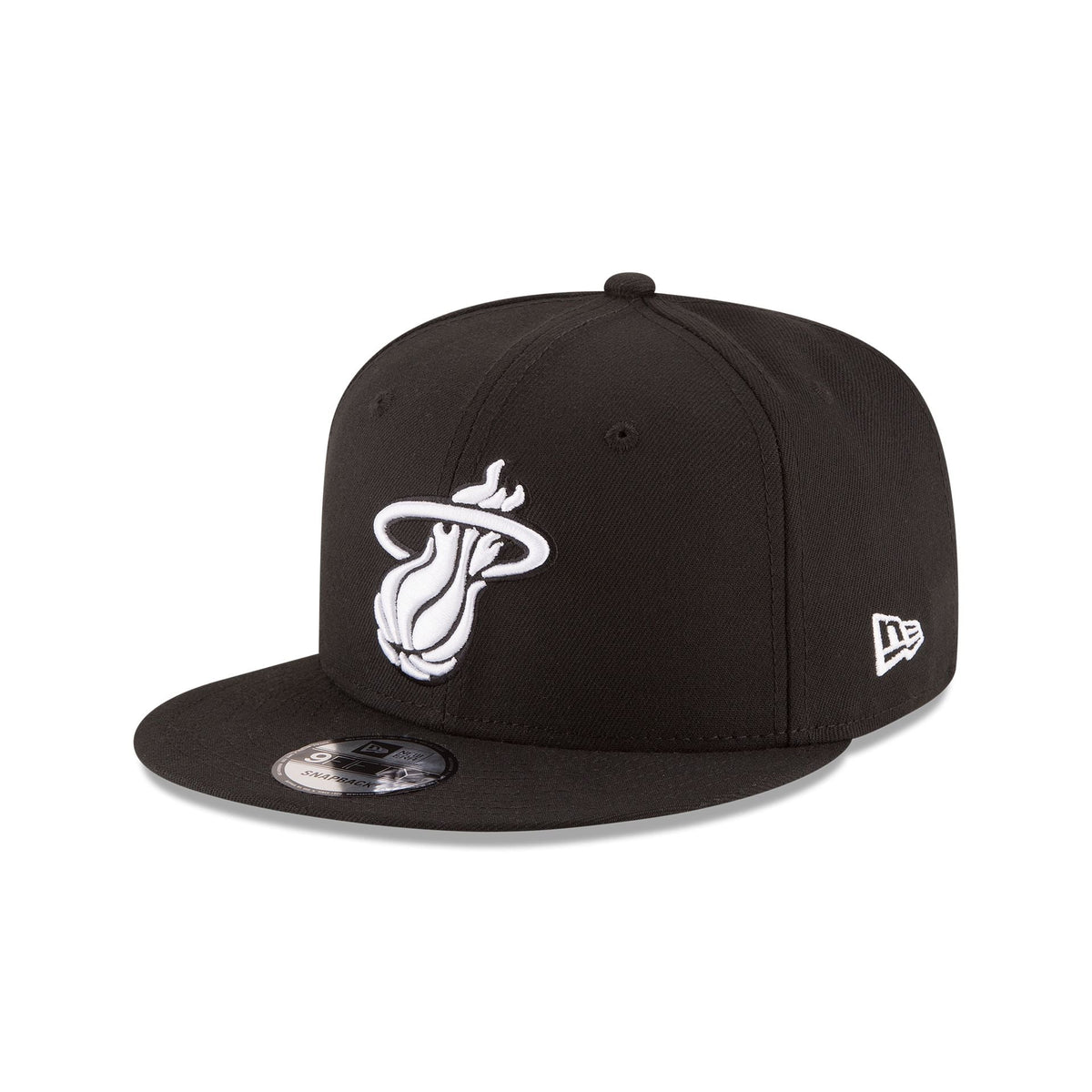 Miami Heat Basic Black 9FIFTY Snapback Hat
