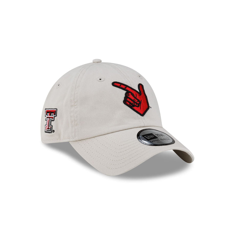 Texas Tech Red Raiders Hand Signs Stone Casual Classic Adjustable Hat