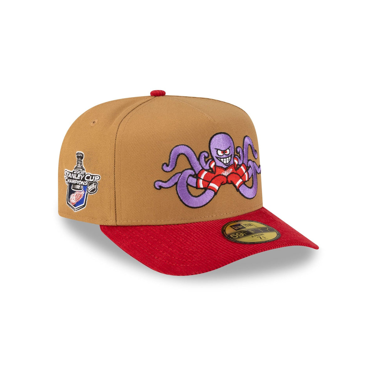 Just Caps Golden Pack Detroit Red Wings 59FIFTY A-Frame Fitted Hat
