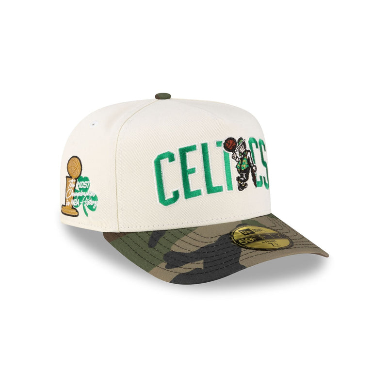 Just Caps Championship Classic Boston Celtics 59FIFTY A-Frame Fitted Hat