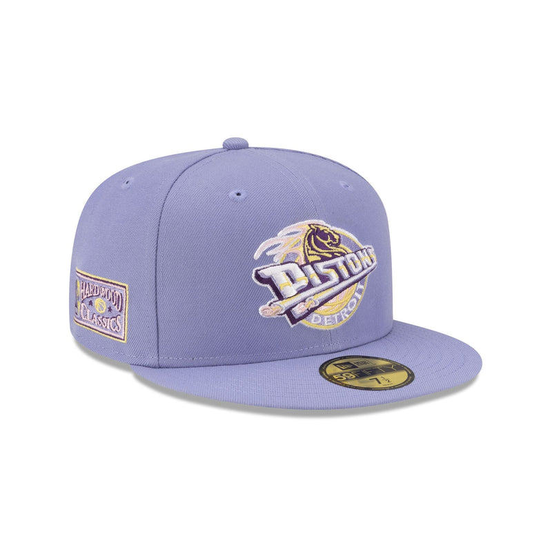 Detroit Pistons Hardwood Classics Lavender Pack 59FIFTY Fitted Hat