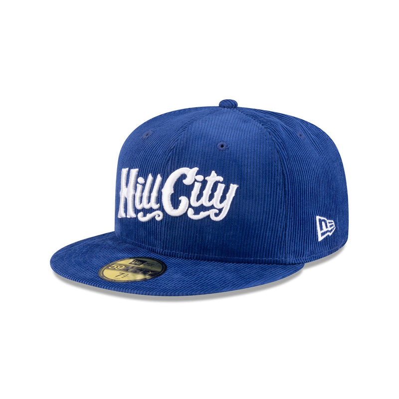 Hill City Howlers Light Royal Corduroy 59FIFTY Fitted Hat