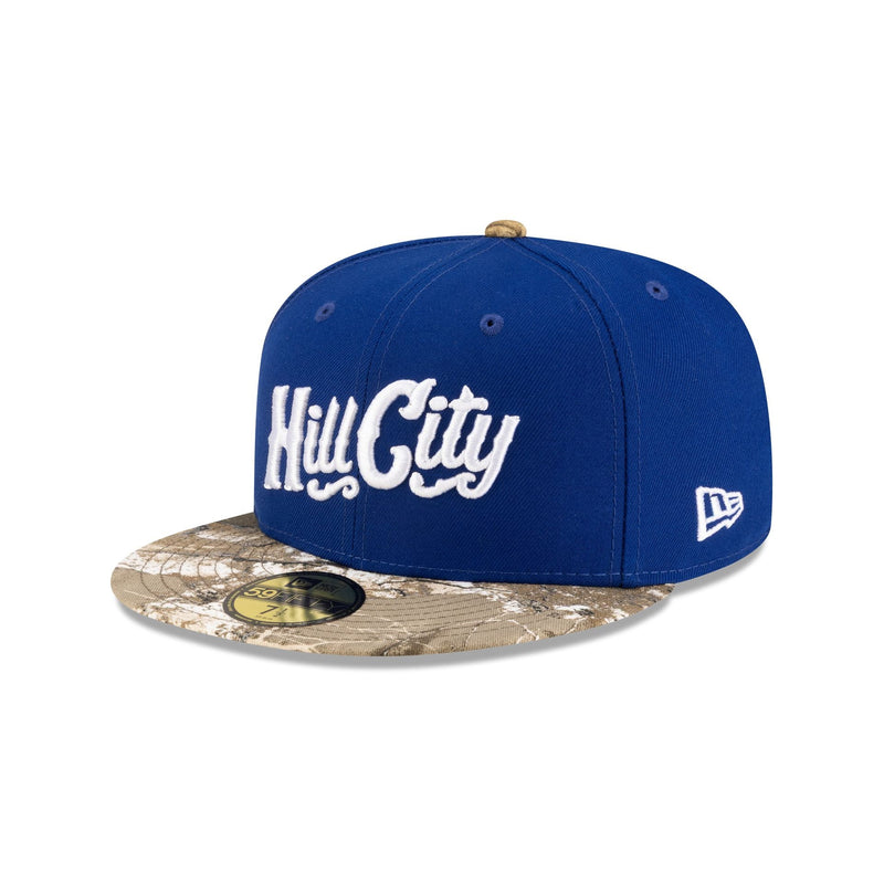 Hill City Howlers Light Royal Realtree 59FIFTY Fitted Hat