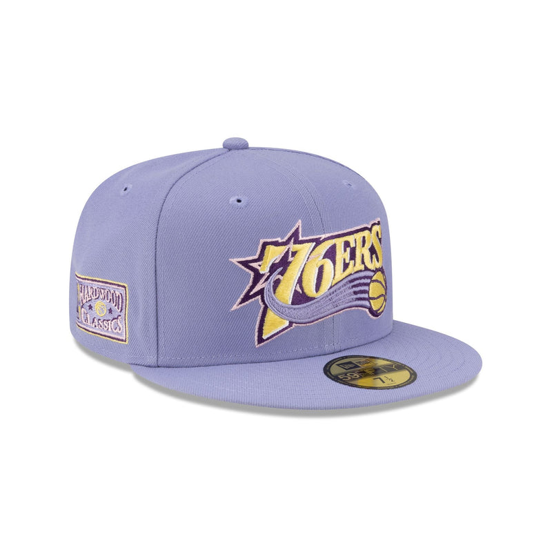 Philadelphia 76ers Hardwood Classics Lavender Pack 59FIFTY Fitted Hat