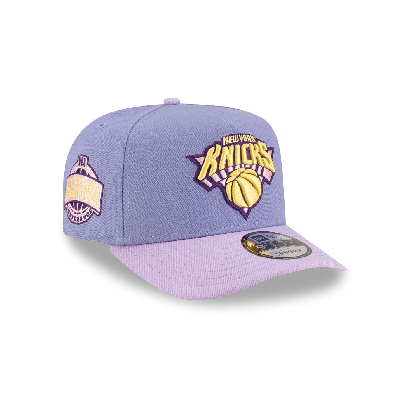 New York Knicks Lavender 9FIFTY A-Frame Snapback Hat