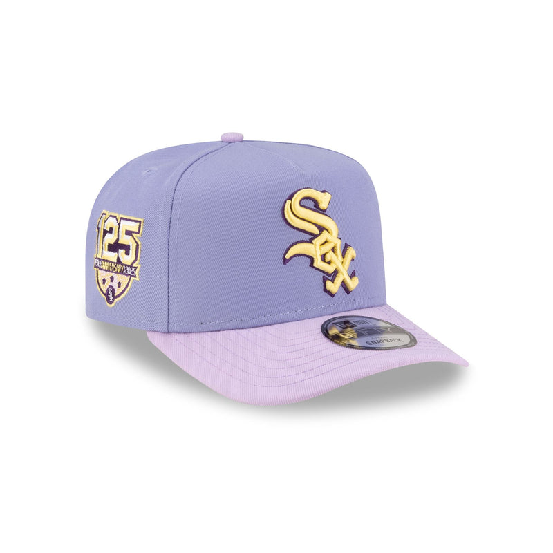 Chicago White Sox Lavender 9FIFTY A-Frame Snapback Hat