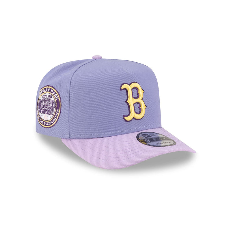 Boston Red Sox Lavender 9FIFTY A-Frame Snapback Hat