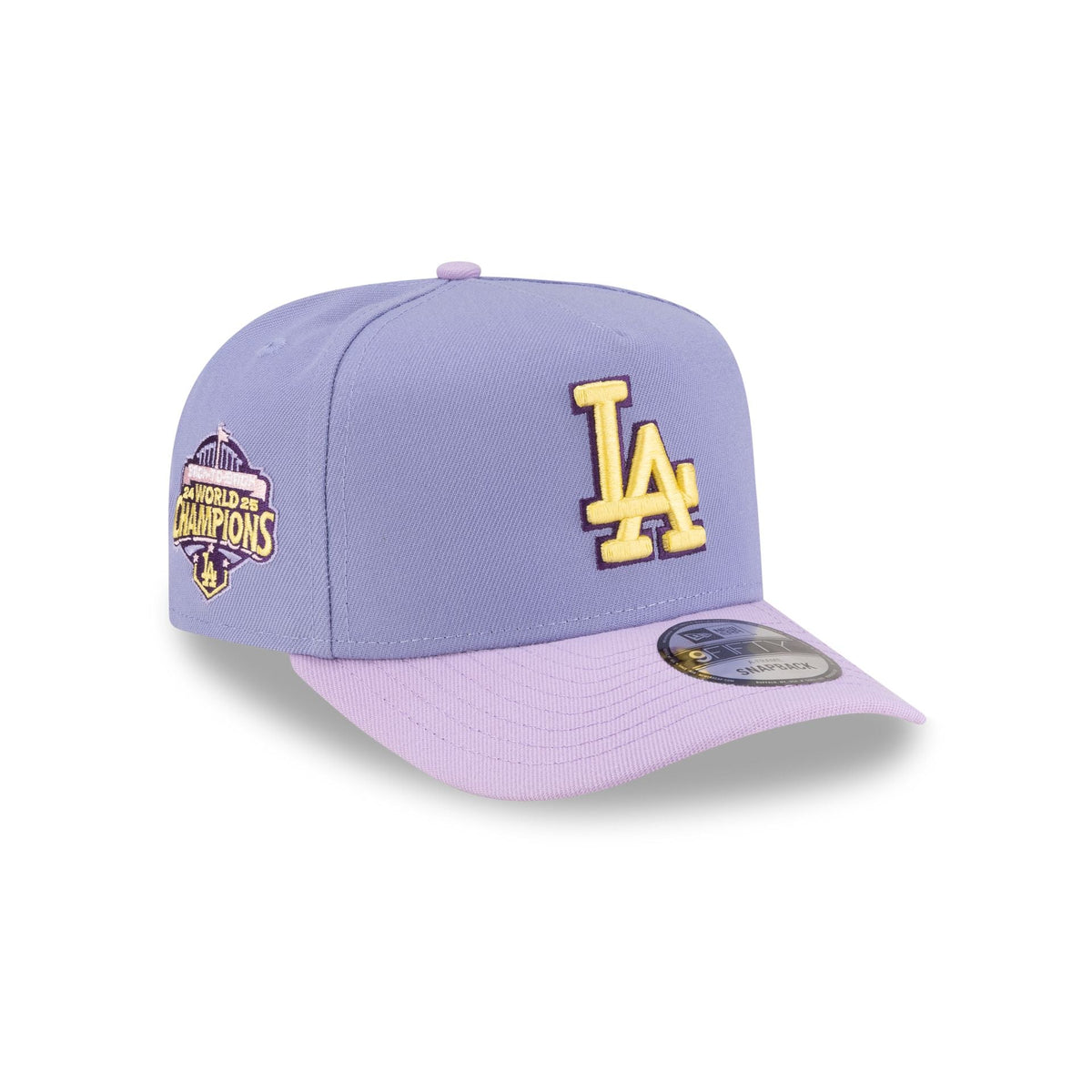 Los Angeles Dodgers Lavender 9FIFTY A-Frame Snapback Hat