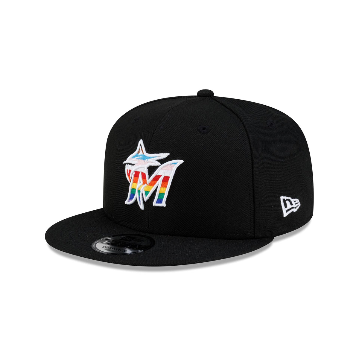 Miami Marlins Pride 9FIFTY Snapback Hat