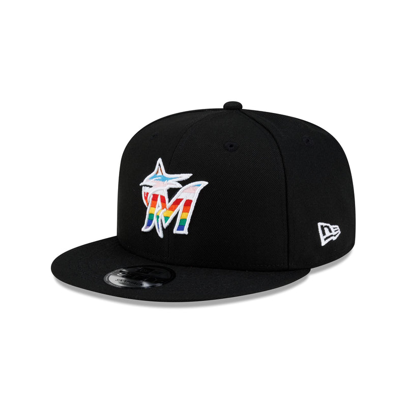 Miami Marlins Pride 9FIFTY Snapback Hat
