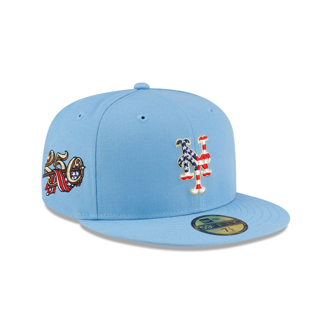 New York Mets Red, White & Blue 59FIFTY Fitted Hat