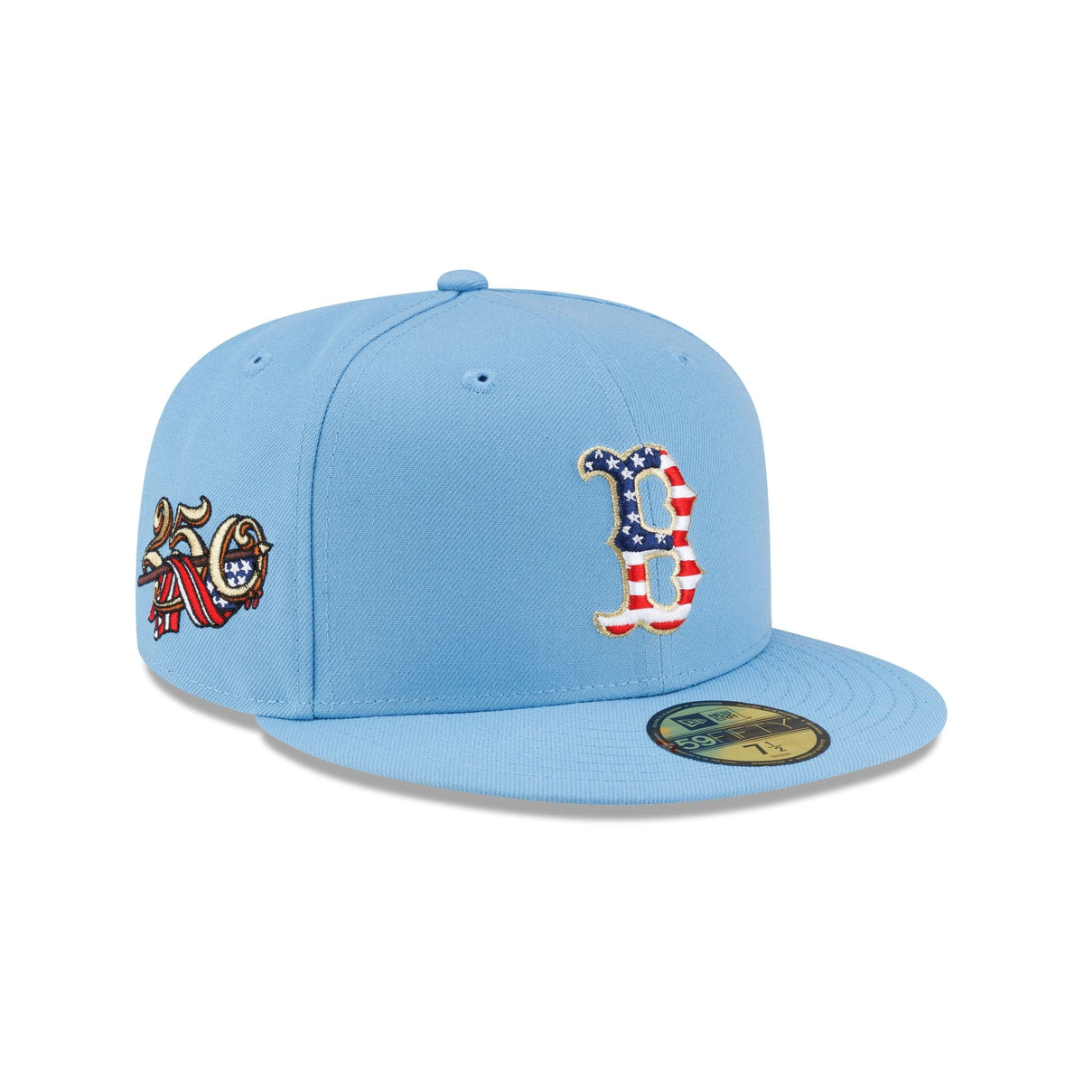 Boston Red Sox Red, White & Blue 59FIFTY Fitted Hat