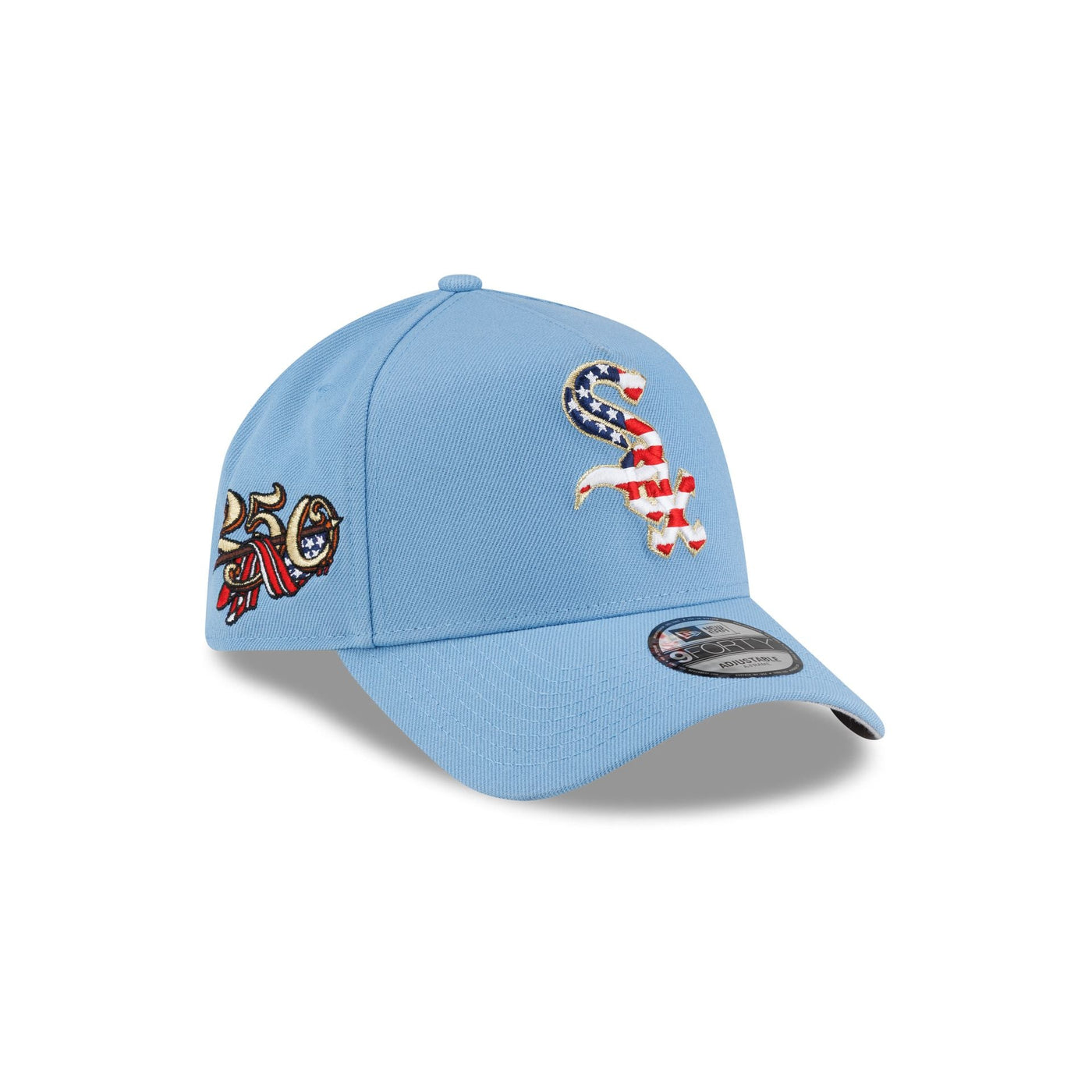 Chicago White Sox Red, White & Blue 9FORTY A-Frame Snapback Hat