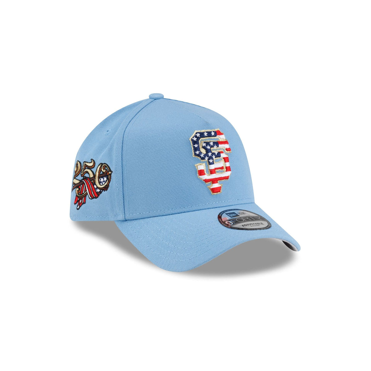 San Francisco Giants Red, White & Blue 9FORTY A-Frame Snapback Hat