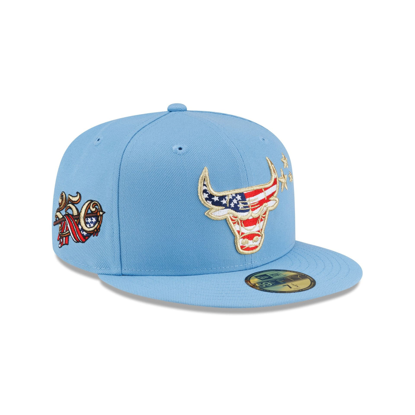 Chicago Bulls Red, White & Blue 59FIFTY Fitted Hat
