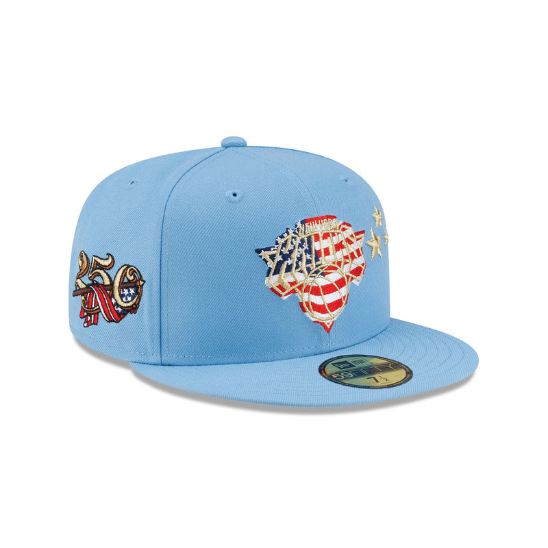 New York Knicks Red, White & Blue 59FIFTY Fitted Hat