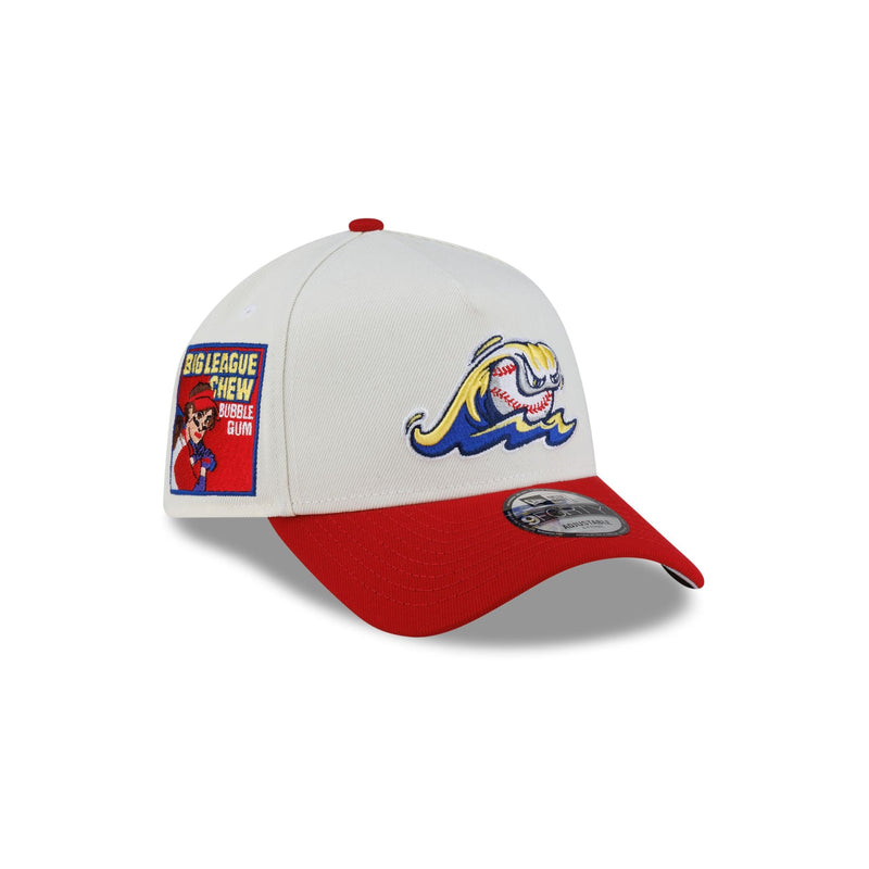 Big League Chew® x West Michigan Whitecaps Slammin' Strawberry™ 9FORTY A-Frame Snapback Hat