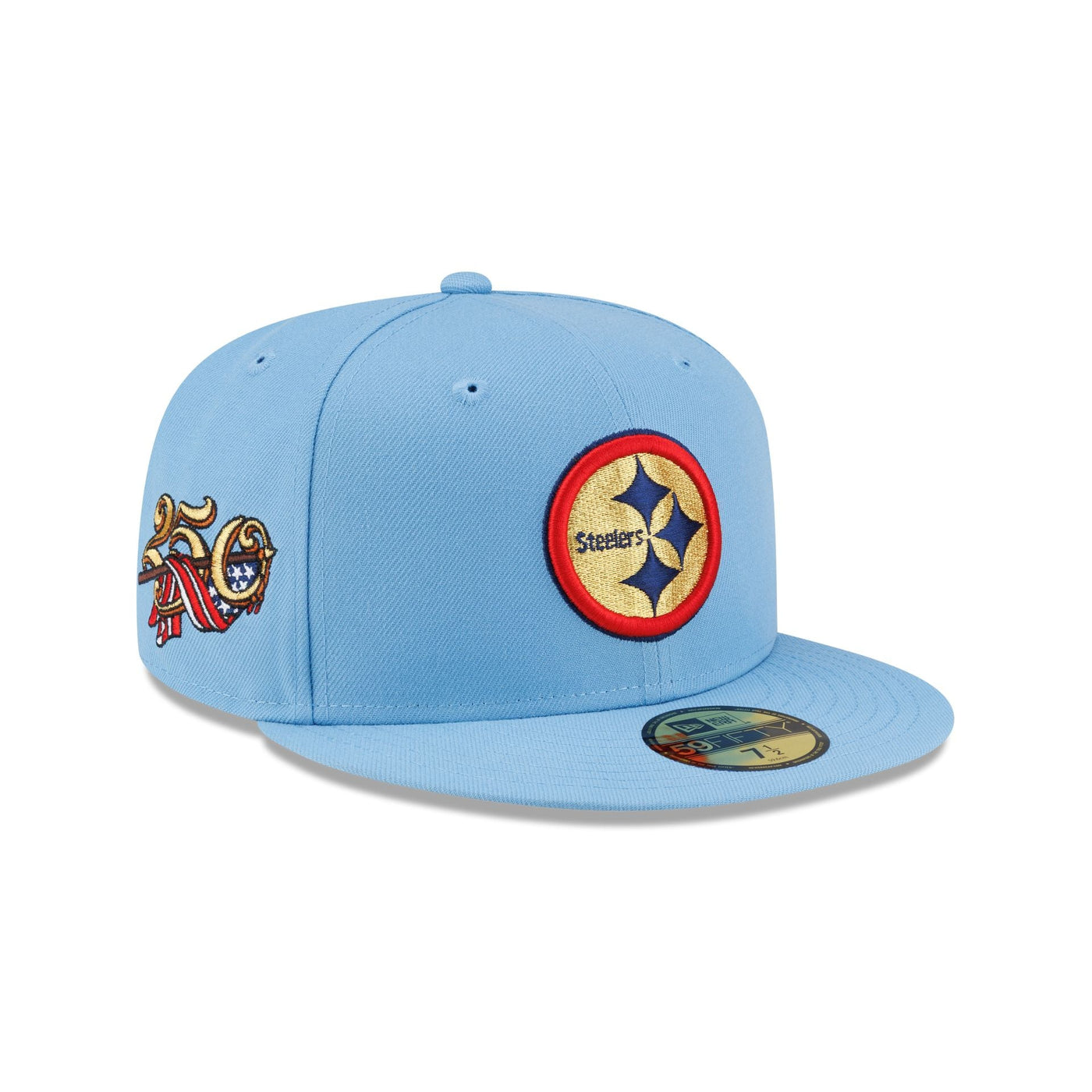 Pittsburgh Steelers Red, White & Blue 59FIFTY Fitted Hat