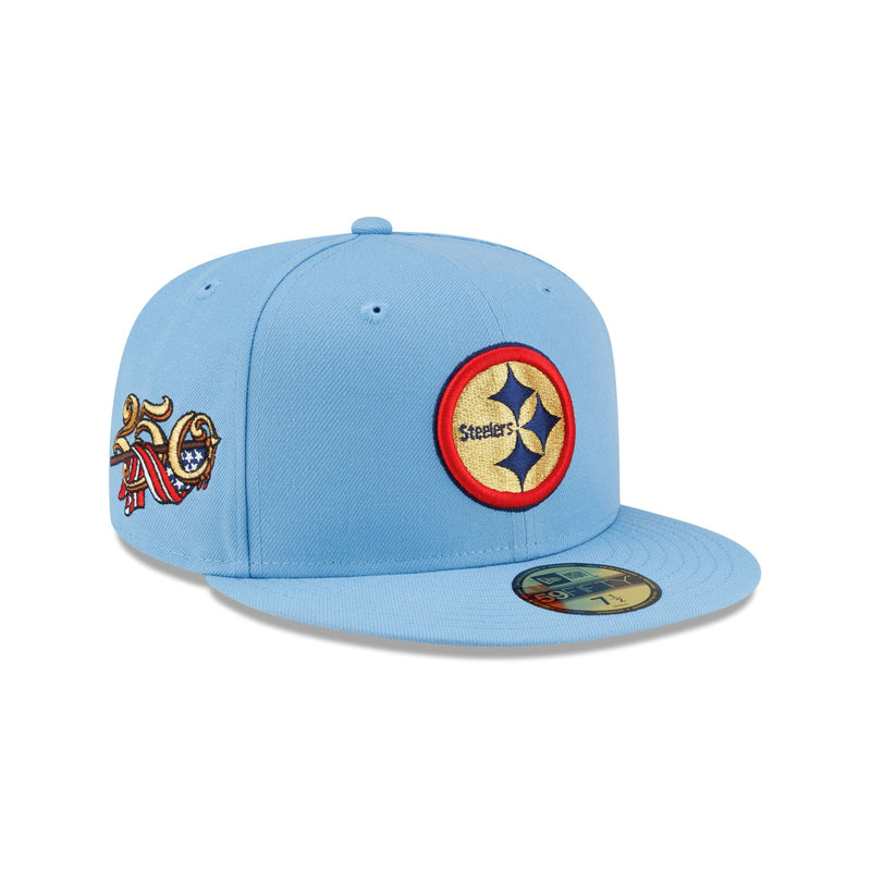 Pittsburgh Steelers Red, White & Blue 59FIFTY Fitted Hat