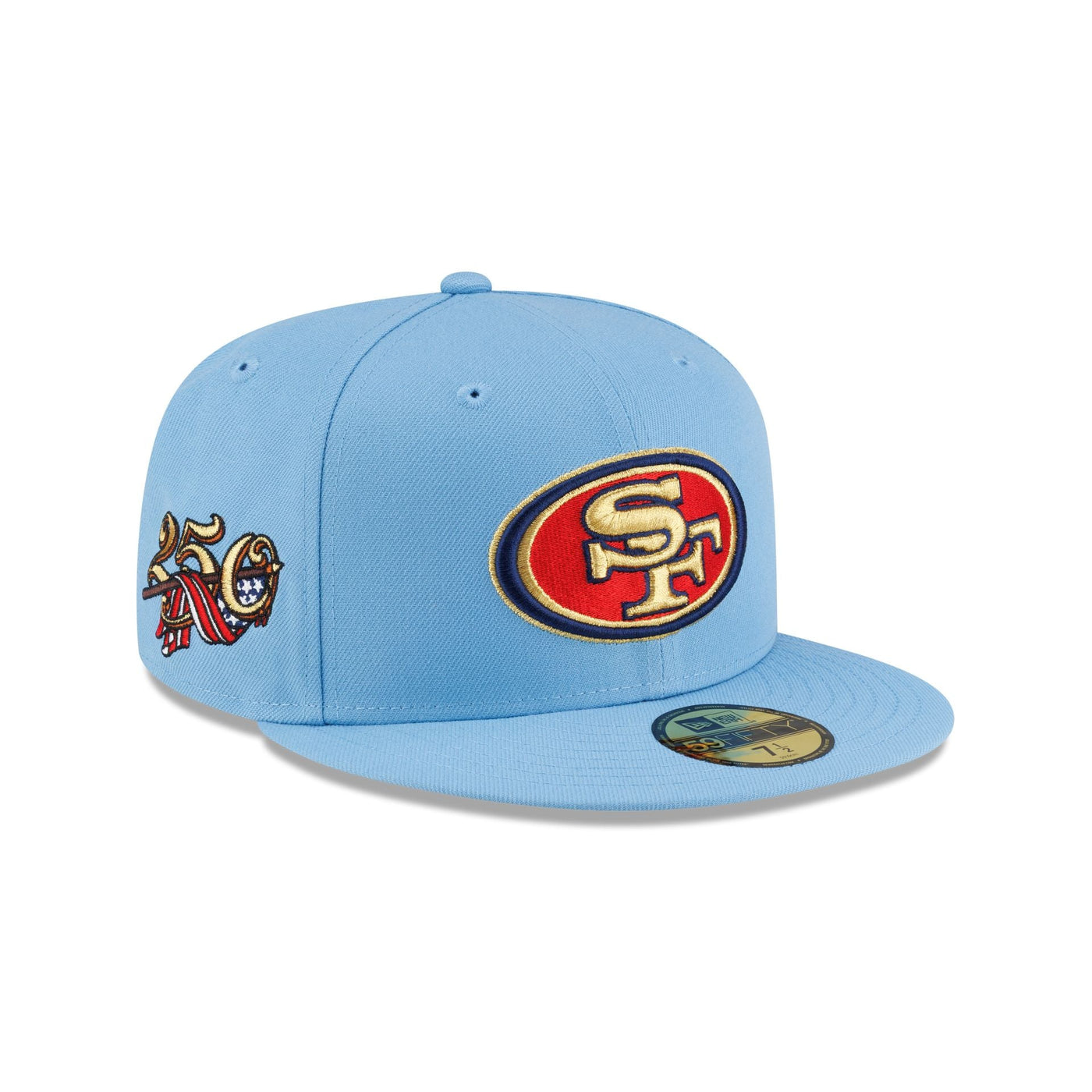 San Francisco 49ers Red, White & Blue 59FIFTY Fitted Hat