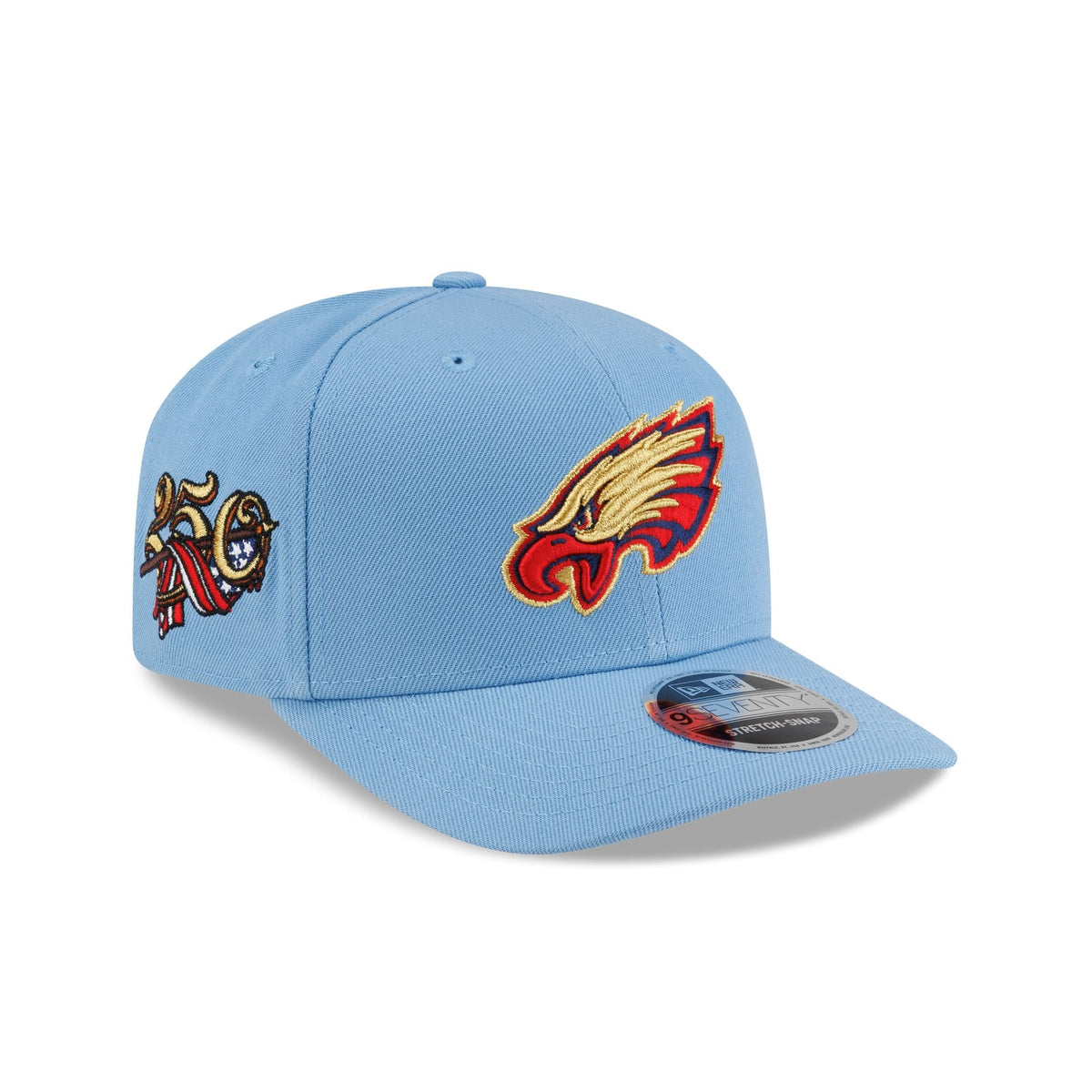 Philadelphia Eagles Red, White & Blue 9SEVENTY Stretch-Snap Hat