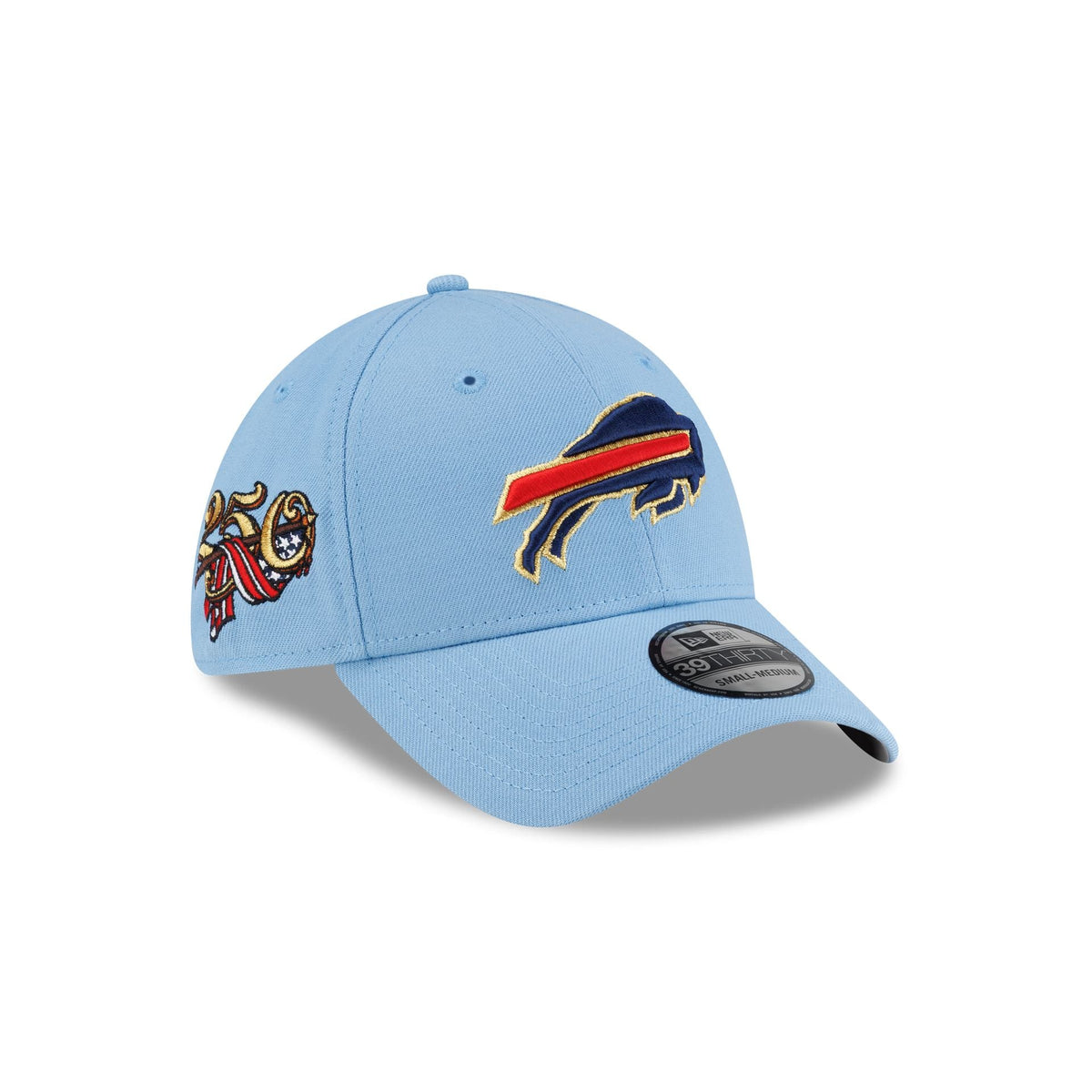 Buffalo Bills Red, White & Blue 39THIRTY Stretch Fit Hat