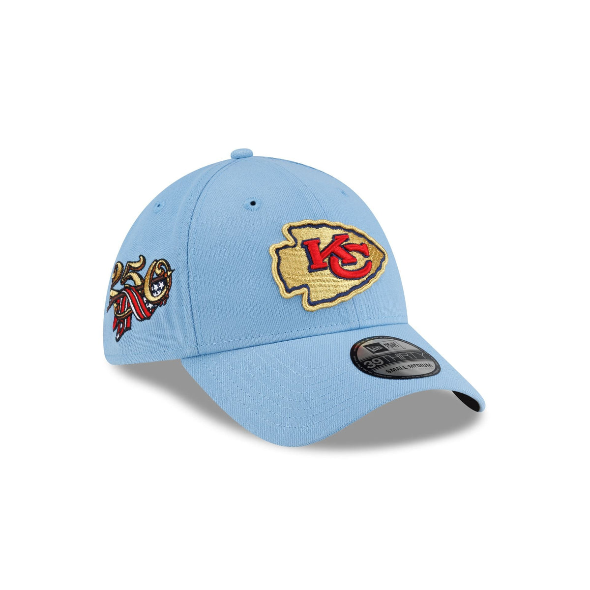 Kansas City Chiefs Red, White & Blue 39THIRTY Stretch Fit Hat
