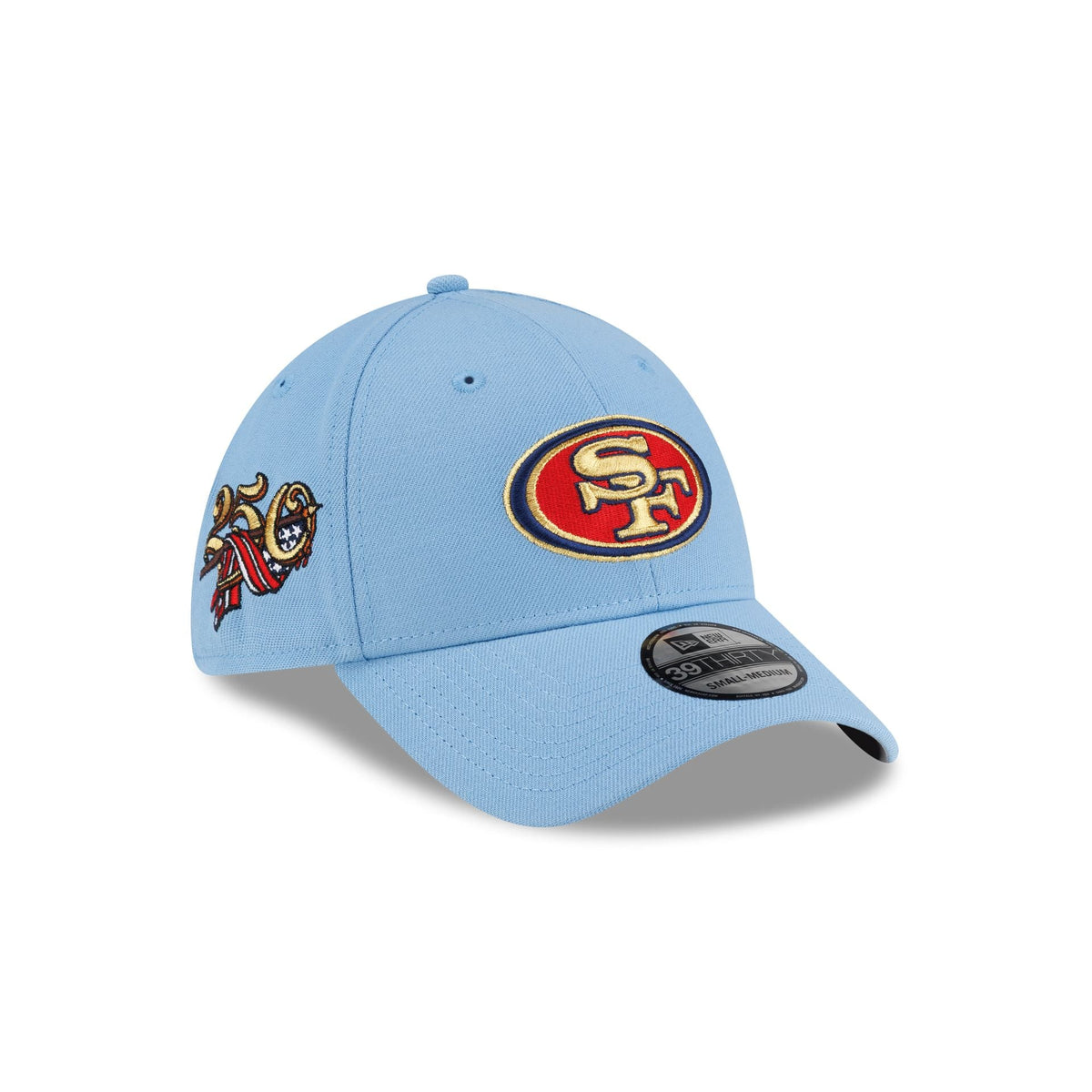 San Francisco 49ers Red, White & Blue 39THIRTY Stretch Fit Hat