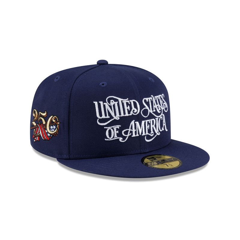 New Era Cap United States of America Navy 59FIFTY Fitted Hat