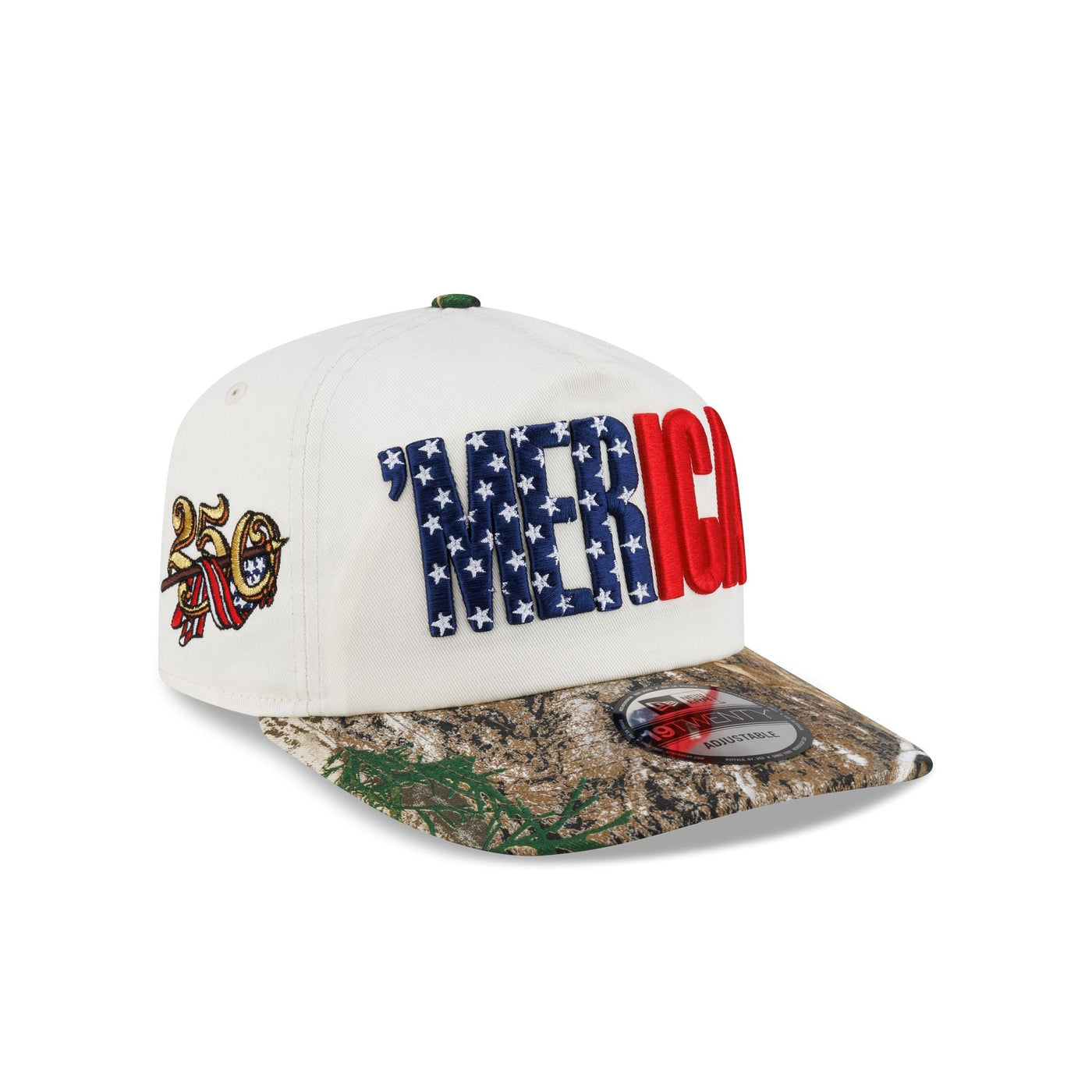 New Era Cap 'Merica Chrome White 19TWENTY Adjustable Hat
