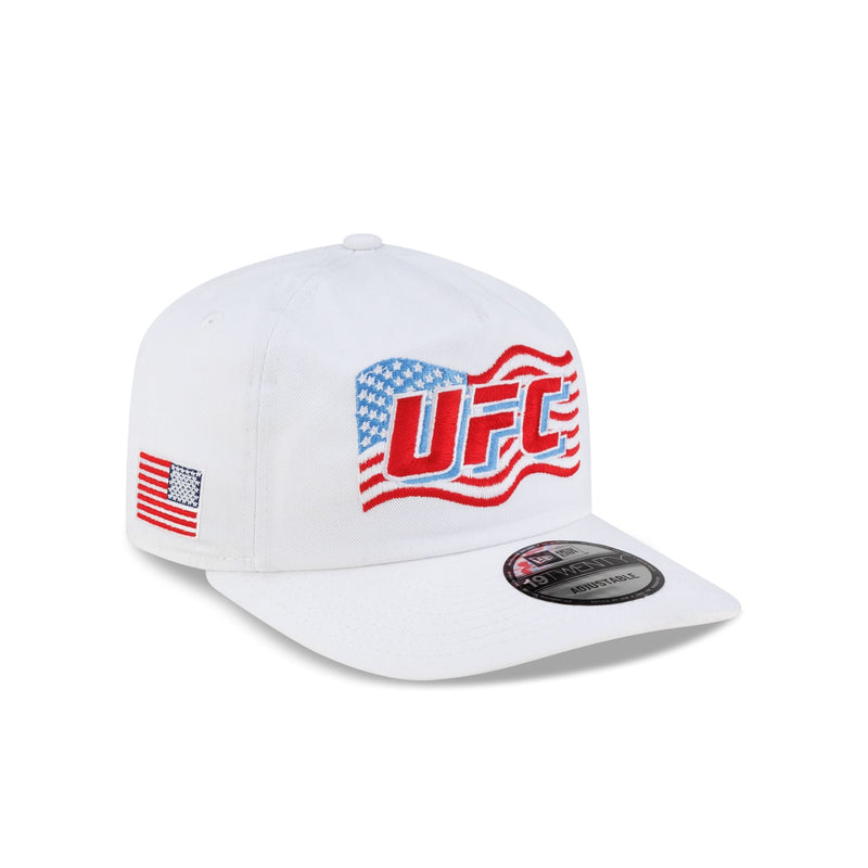 UFC Americana Flag White 19TWENTY Adjustable Hat