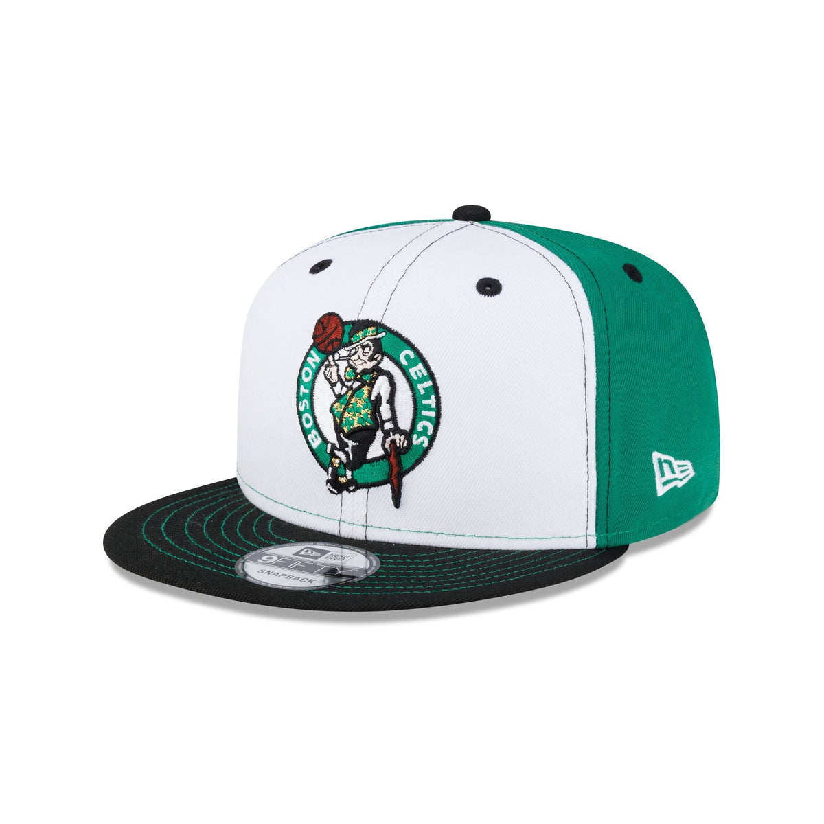 Boston Celtics Hardwood Classics 2000s White Stitch 9FIFTY Snapback Hat