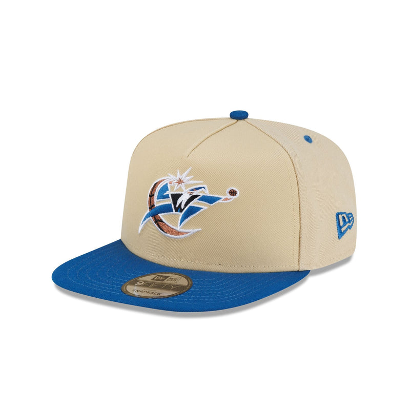 Washington Wizards Hardwood Classics 2000s Gold 9FIFTY A-Frame Snapback Hat