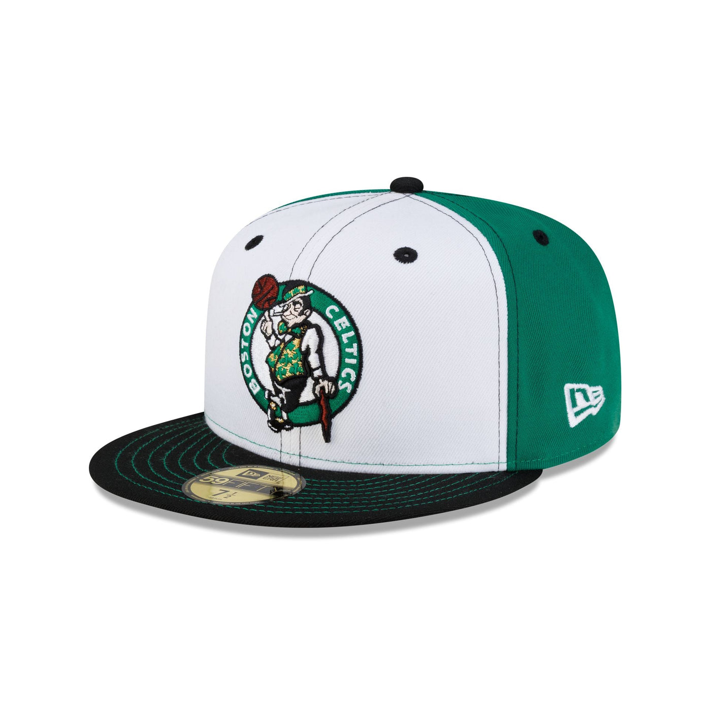 Boston Celtics Hardwood Classics 2000s White Stitch 59FIFTY Fitted Hat