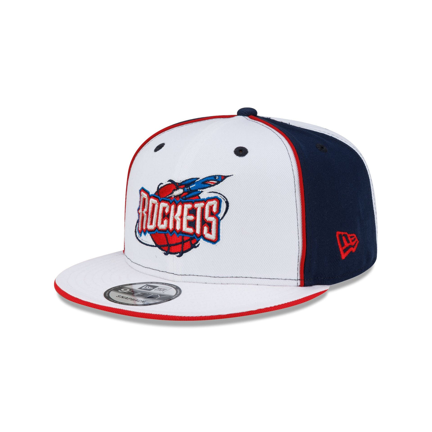 Houston Rockets Hardwood Classics 2000s Optic White Flip 9FIFTY Snapback Hat