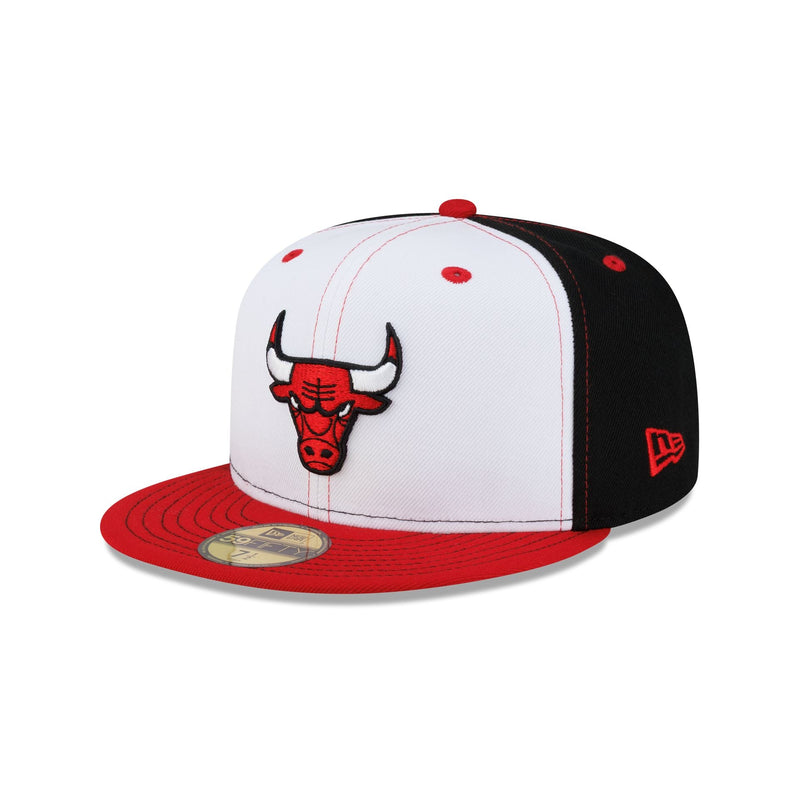 Chicago Bulls Hardwood Classics 2000s White Stitch 59FIFTY Fitted Hat